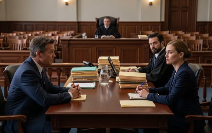 what happens when accident case goes to trial