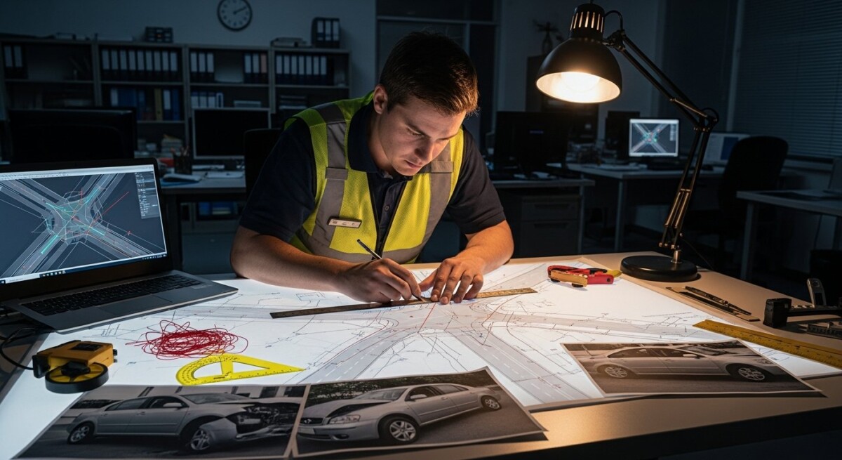 how accident reconstruction diagrams are created