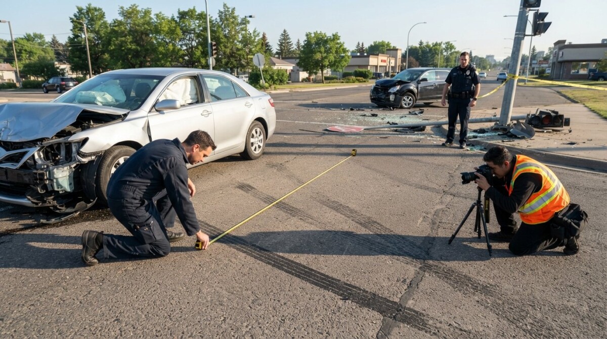 how intersection accidents are reconstructed